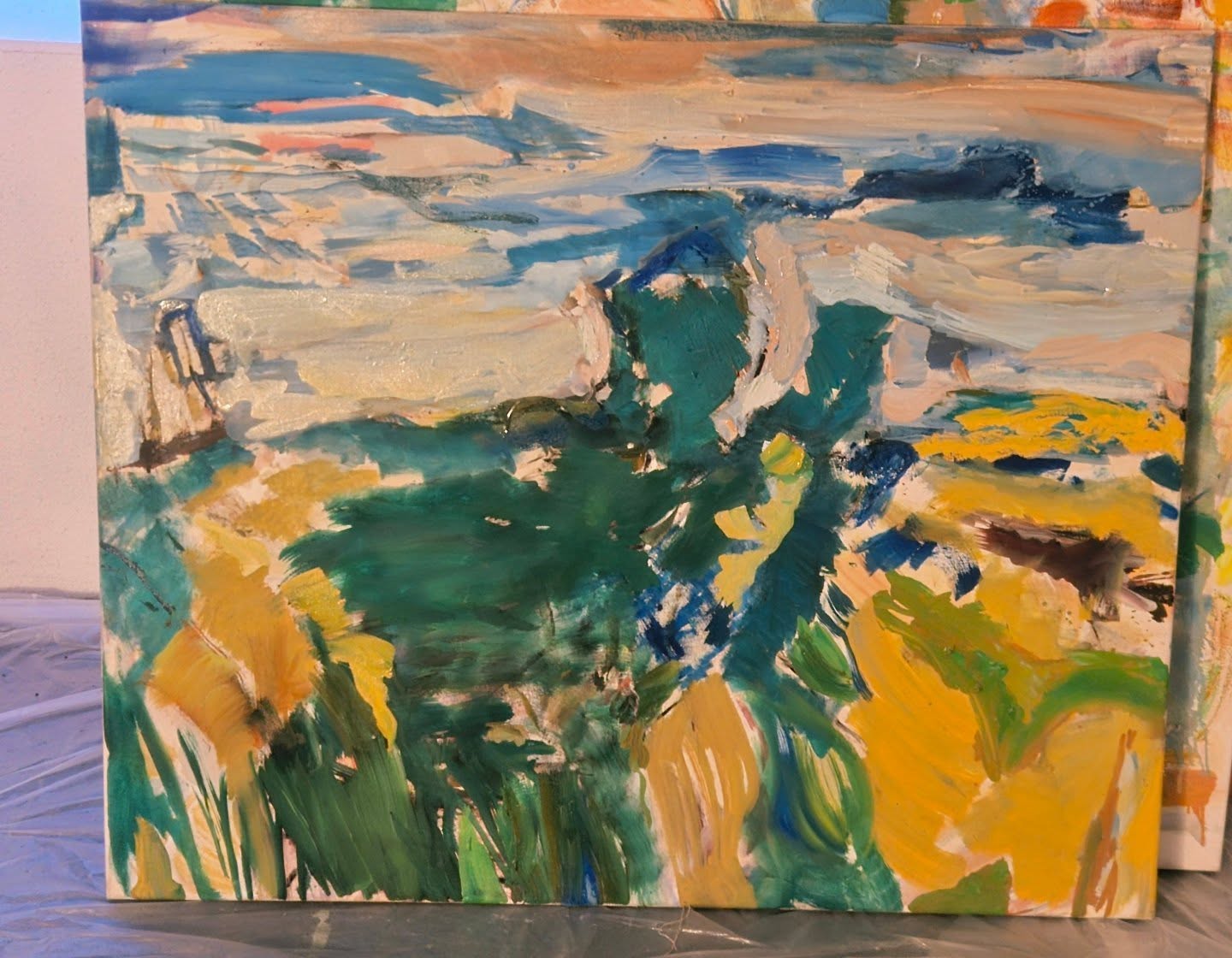 Landschaftliches#heute Atelierstimmung