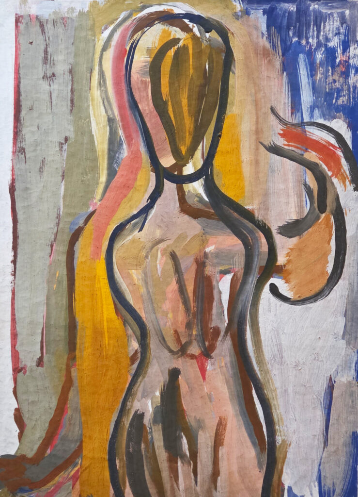 Tamyo Leonard, Figuration, 92 x 70 cm