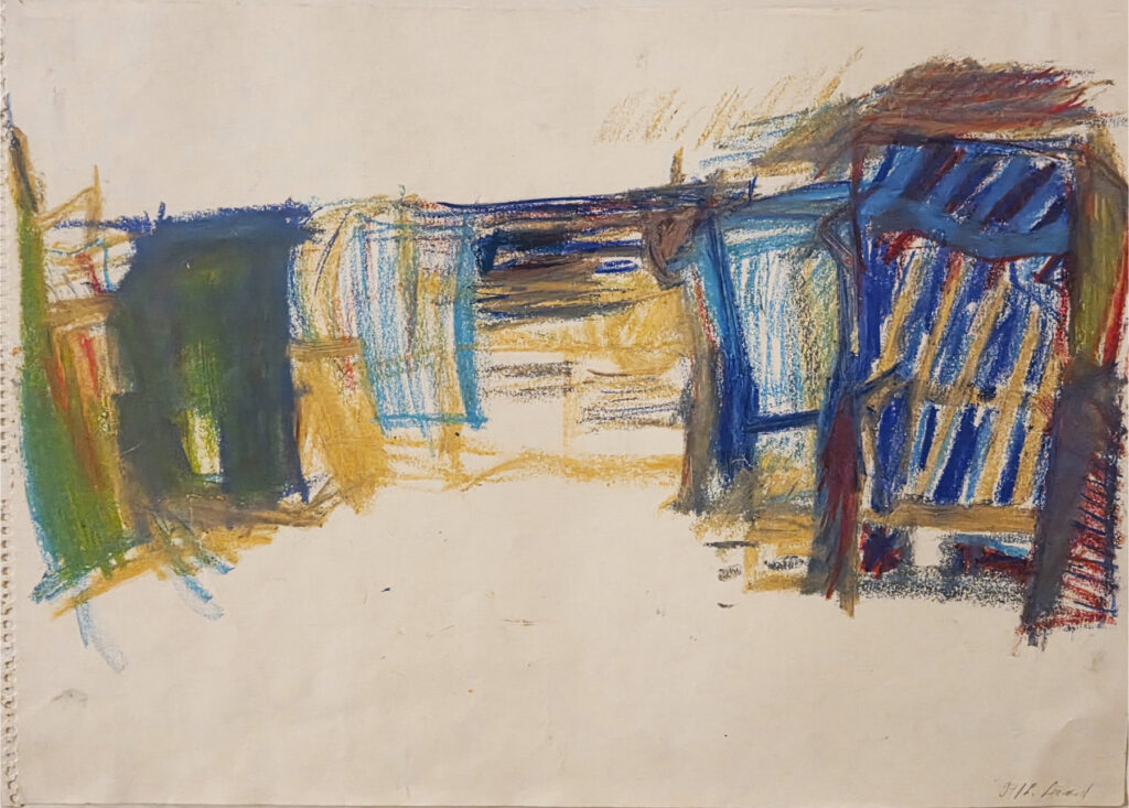 Tamyo Leonard, Usedom, Strandkörbe, 41 x 30 cm